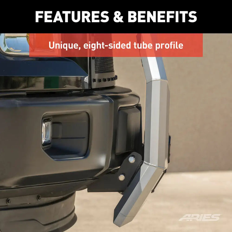 Aries - ADVANTEDGE 5-1/2" CHROME ALUMINUM WITH LIGHTS