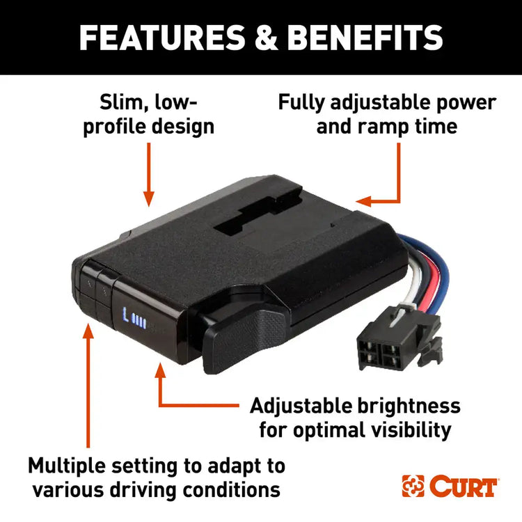 Curt - VENTURER NEXT TRAILER BRAKE CONTROLLER