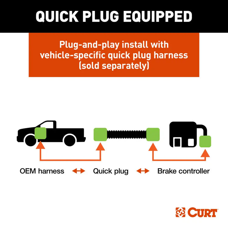 Curt - DISCOVERY NEXT TRAILER BRAKE CONTROLLER