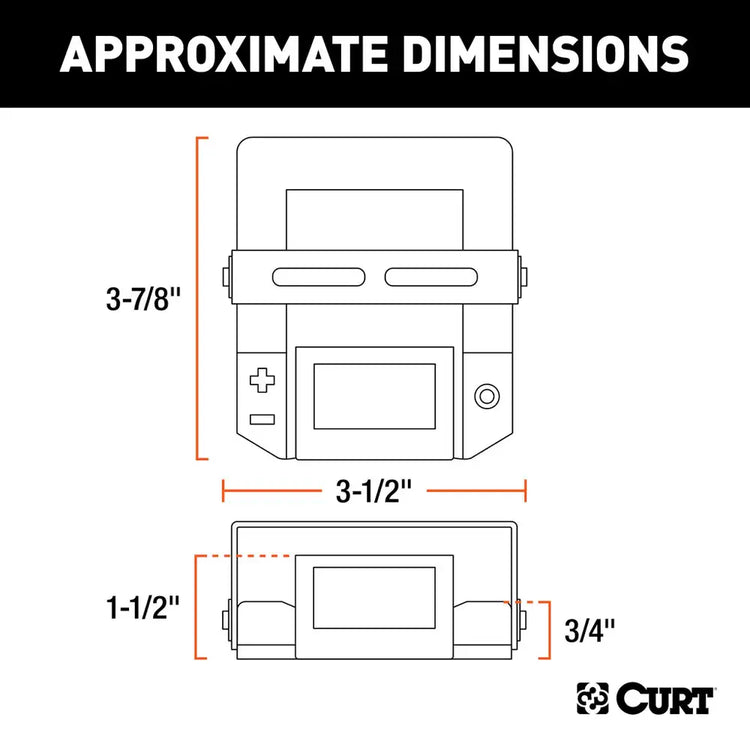Curt - ASSURE PROPORTIONAL TRAILER BRAKE CONTROLLER WITH DYNAMIC SCREEN