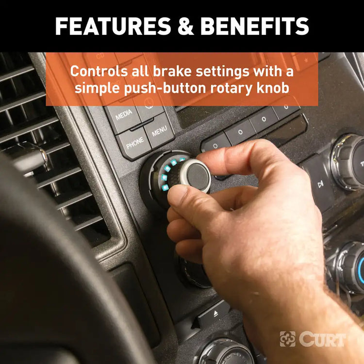Curt - SPECTRUM INTEGRATED PROPORTIONAL TRAILER BRAKE CONTROLLER
