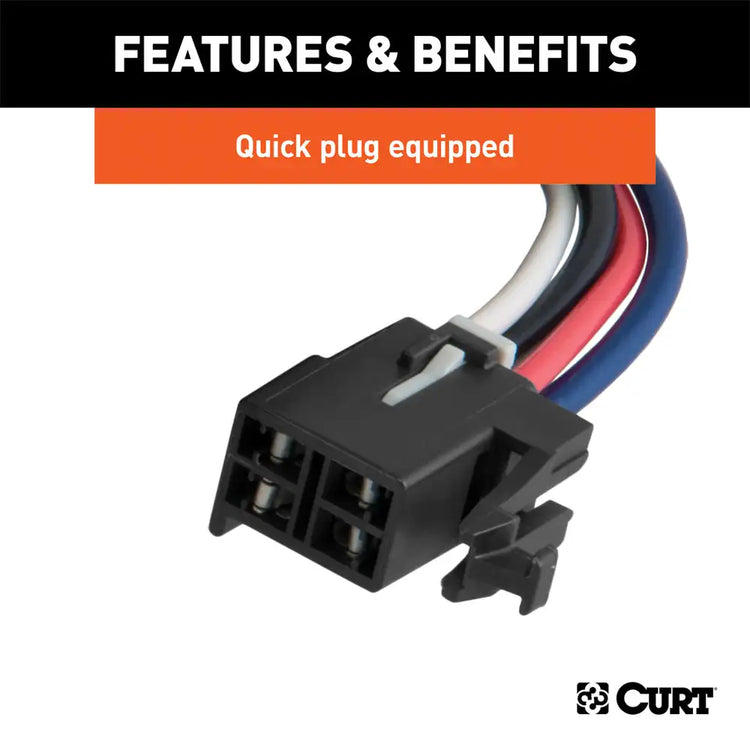 Curt - SPECTRUM INTEGRATED PROPORTIONAL TRAILER BRAKE CONTROLLER