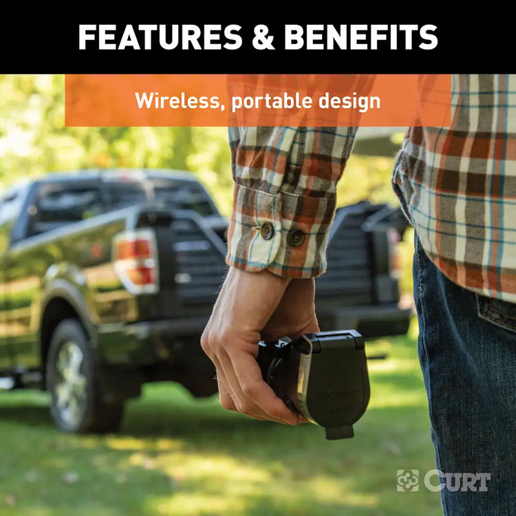Curt - ECHO MOBILE TRAILER BRAKE CONTROLLER, 7-WAY, BLUETOOTH® SMARTPHONE CONNECTION