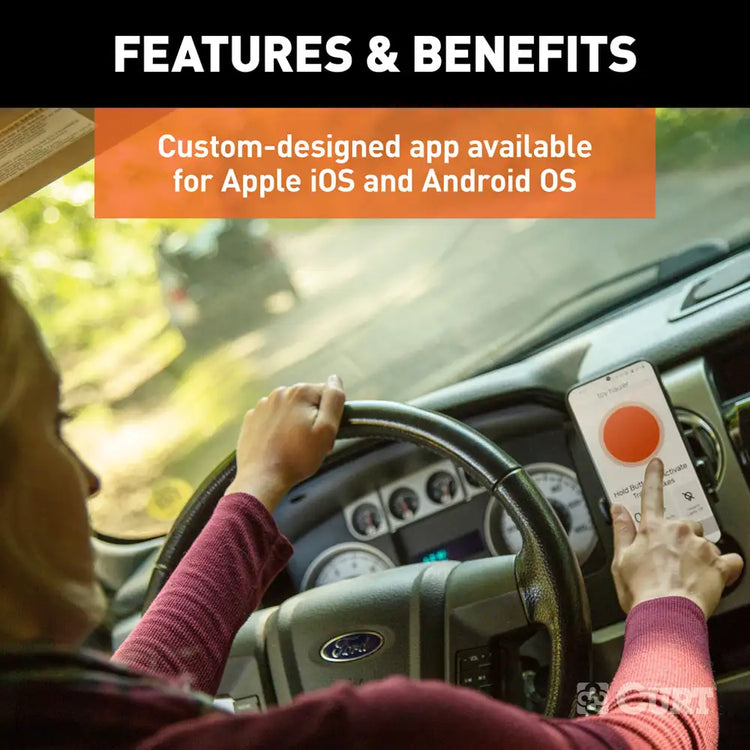Curt - ECHO MOBILE TRAILER BRAKE CONTROLLER, 7-WAY, BLUETOOTH® SMARTPHONE CONNECTION