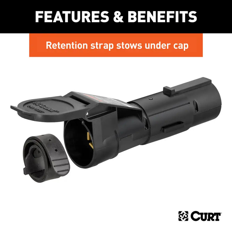 Curt - ECHO MOBILE TRAILER BRAKE CONTROLLER, 7-WAY, BLUETOOTH® SMARTPHONE CONNECTION