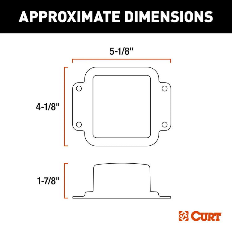 Curt - ECHO IN-LINE TRAILER BRAKE CONTROLLER, BLUETOOTH® SMARTPHONE CONNECTION