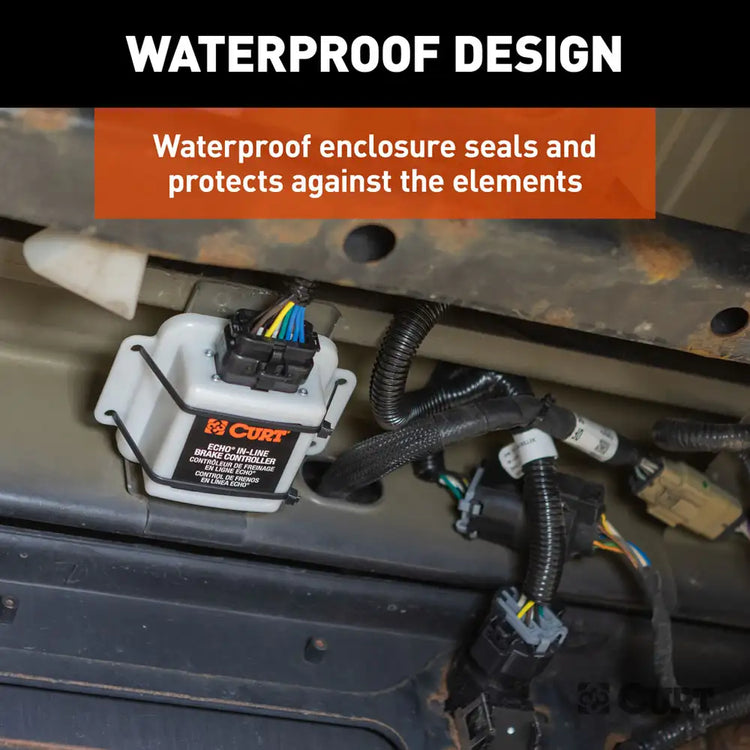 Curt - ECHO IN-LINE TRAILER BRAKE CONTROLLER, BLUETOOTH® SMARTPHONE CONNECTION