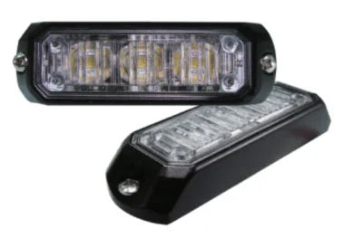 SWS Warning Lights - Amber 3 LED Perimeter Light Surface Mount