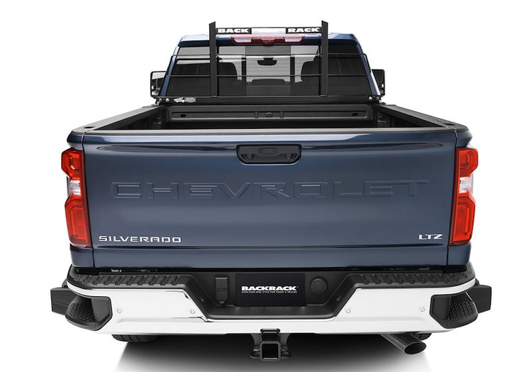 Back Racks Classic Truck Racks on the Blue Truck Product Image Rear View 2