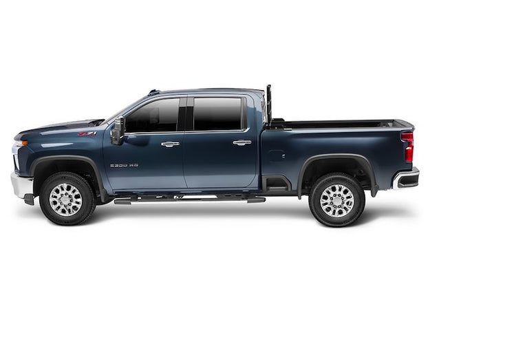 Back Racks Classic Truck Racks on the Blue Truck Product Image Side View