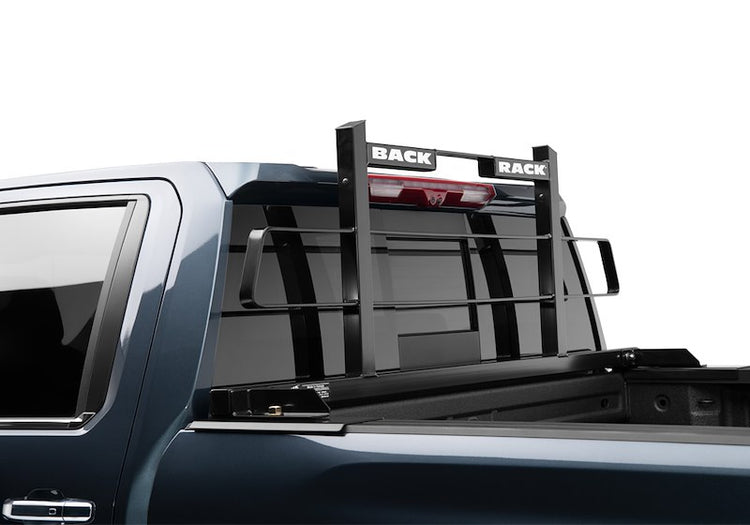 Back Racks Classic Truck Racks on the Blue Truck Product Image Close Up