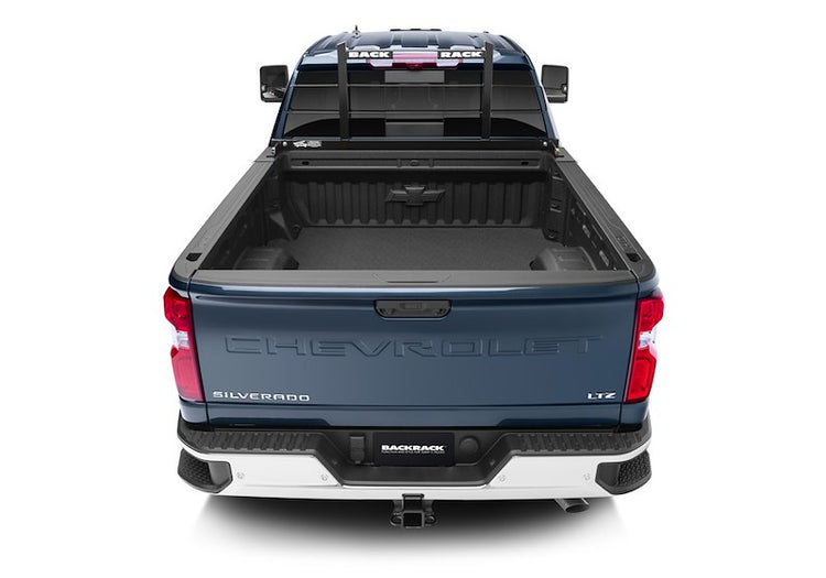 Back Racks Classic Truck Racks on the Blue Truck Product Image Rear View