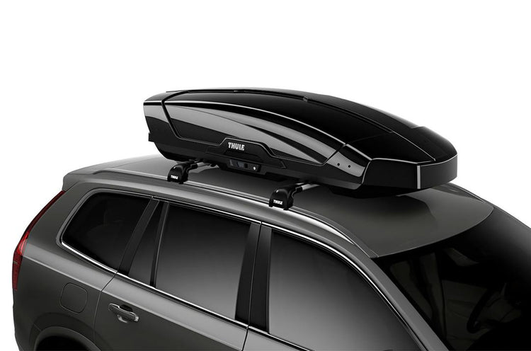 Thule Motion XT XXL Roof Box On top of Car