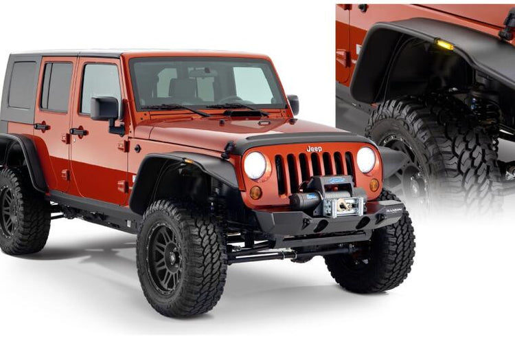 Bushwacker - Duraflex With LED Marker Light - JK