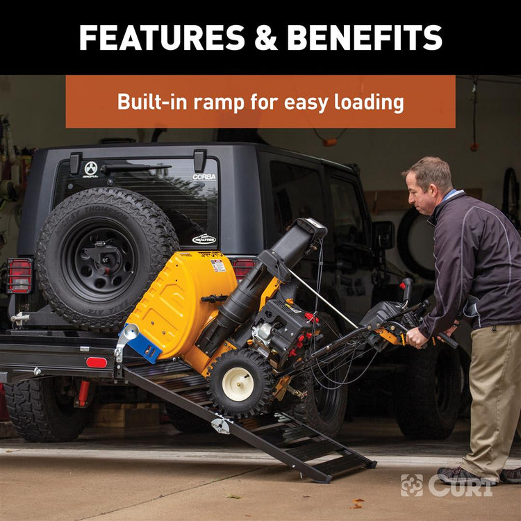 Curt - Folding Cargo Carrier - 50 Inch Length x 30-1/2 Inch Width