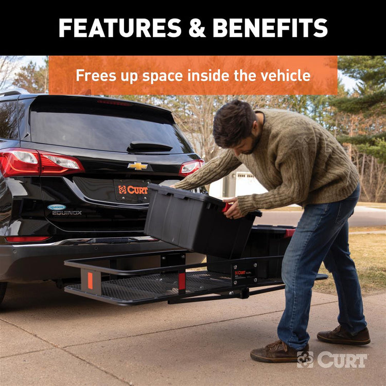 Curt - Fixed Cargo Carrier - 60 Inch x 24 Inch x 6 Inch