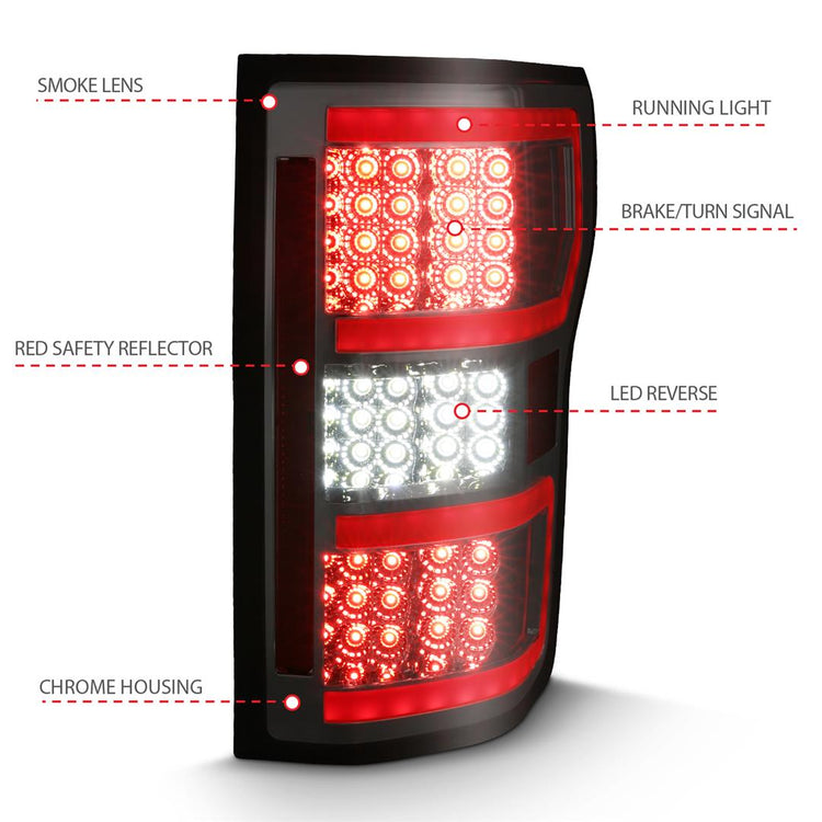 ANZO USA - LED Tail Light Assembly - Ford F150