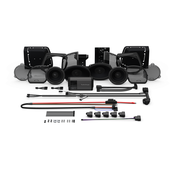 Rockford Fosgate - 2014+ Harley-Davidson Road Glide & Street Glide Stage-3 Kit (Gen-3)