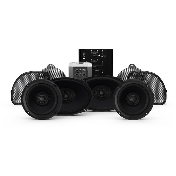 Rockford Fosgate - 2014+ Harley-Davidson® Road Glide® CVO & Street Glide® CVO 4 Speaker & Amp Kit (Gen-2)