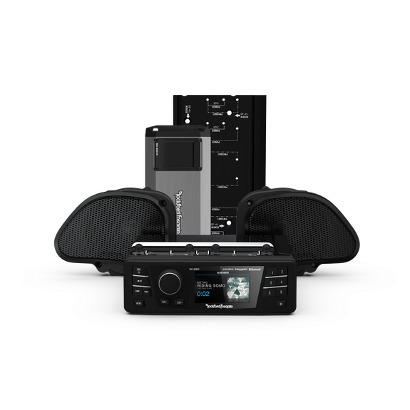 Rockford Fosgate - 1998-2013 Harley-Davidson Road Glide PMX Stage-2 Kit (Gen-3)