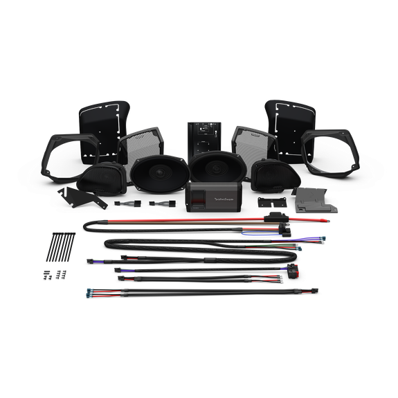 Rockford Fosgate - 1998-2013 Harley-Davidson Road Glide Stage-3 Kit (Gen-3)