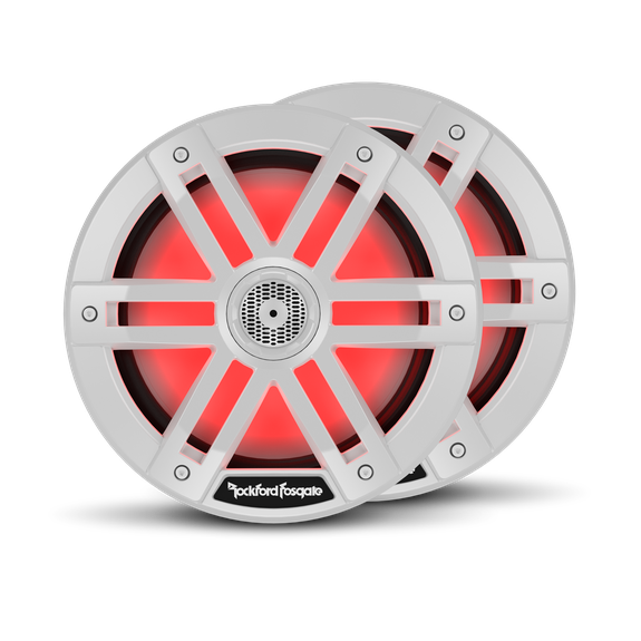 Rockford Fosgate - M1 8” Color Optix™ Marine 2-Way Speakers - Black or White