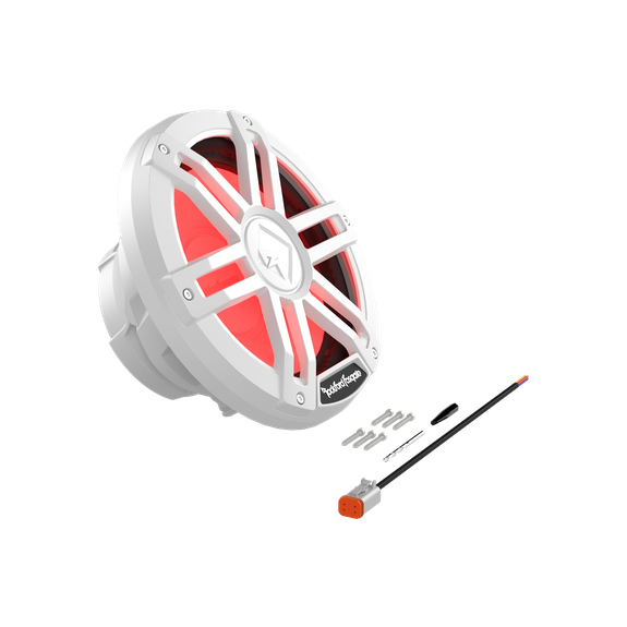 Rockford Fosgate - M1 10" DVC 4Ω Color Optix™ Marine Subwoofer - White or Black