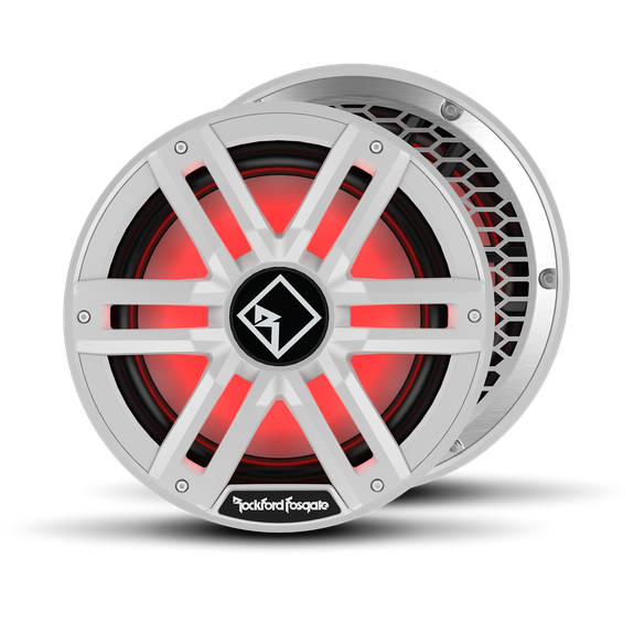 Rockford Fosgate - M2 12" DVC 2Ω Color Optix™ Sealed Enclosure Marine Subwoofer - White or Black