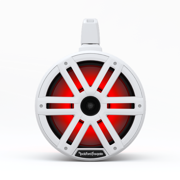 Rockford Fosgate - M2 10" Color Optix™ 2-Way Horn Loaded Tower Marine Speakers - White or Black