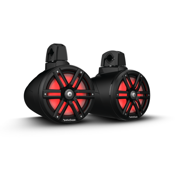 Rockford Fosgate - M2 8” Color Optix™ 2-Way Wake Tower Speakers - White or Black