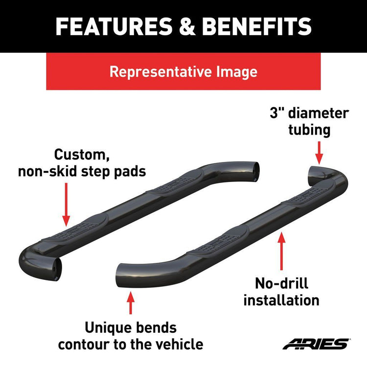 Aries 3'' Round - Black