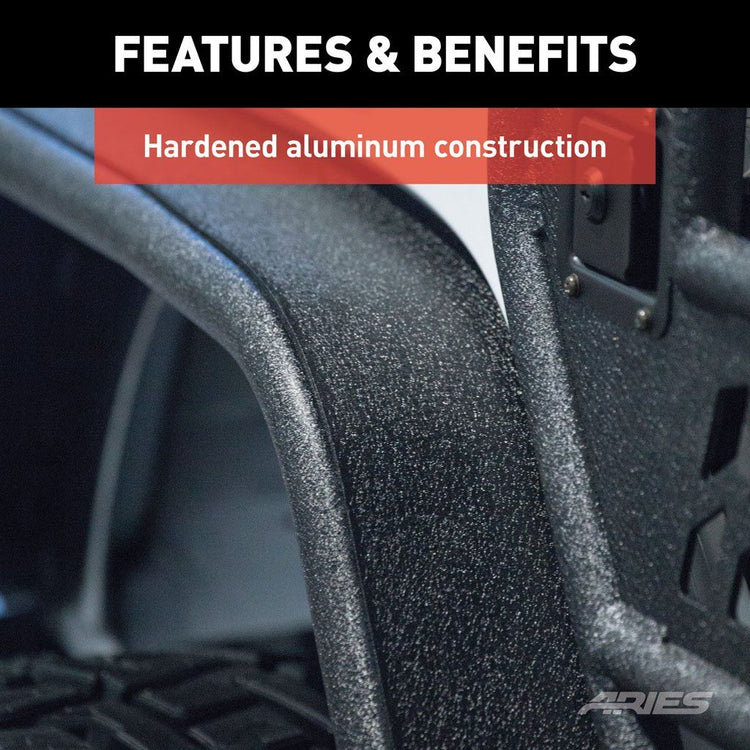 Aries Aluminum 5.5'' coverage Fender Flares