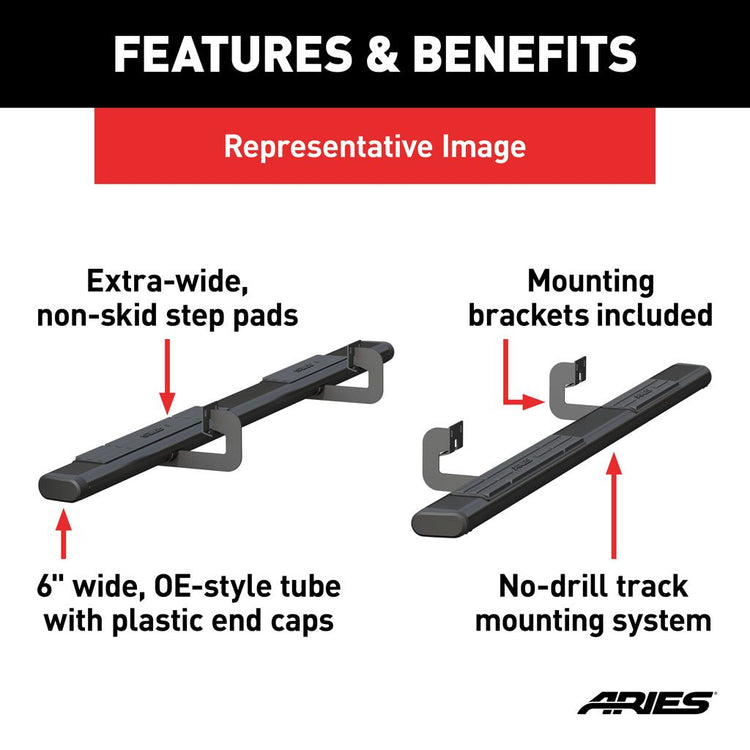 Aries 6'' oval - Black alum