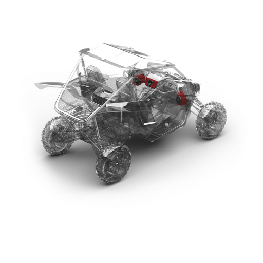 Rockford Fosgate YXZ, receiver & frt speakers