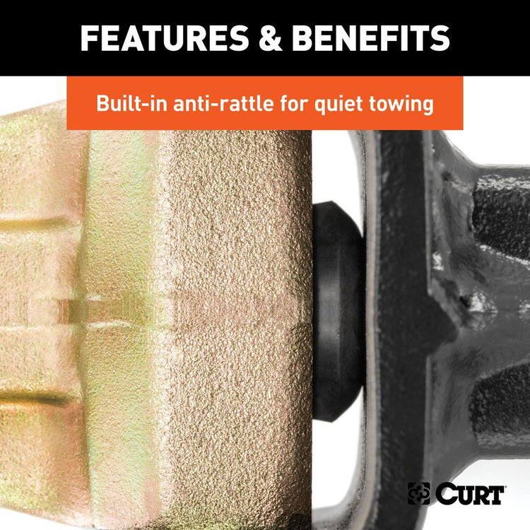 Curt Adjustable Channel Mount 3''x3''