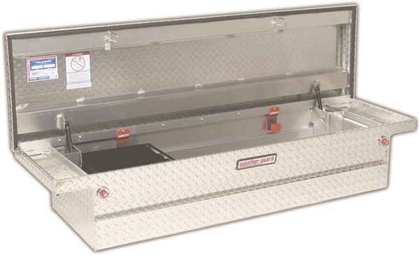 Weatherguard Single Lid -lo pro alum clear or blk