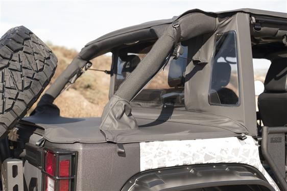 Rampage Trailview Tonneau Soft Top with Fold Back Sunroof