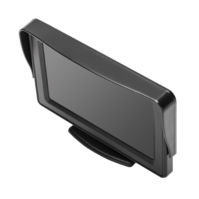 Crimestopper 4.3'' monitor Backup Camera Monitor Top Angled View
