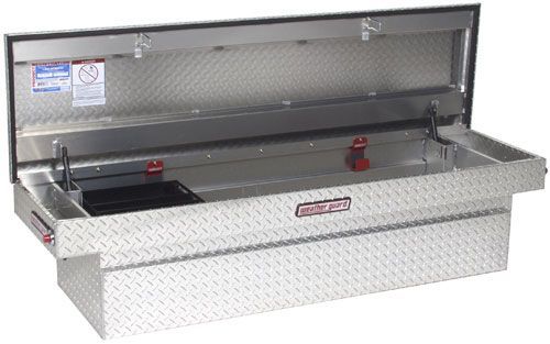 Weatherguard Single Lid -deep alum clear or blk