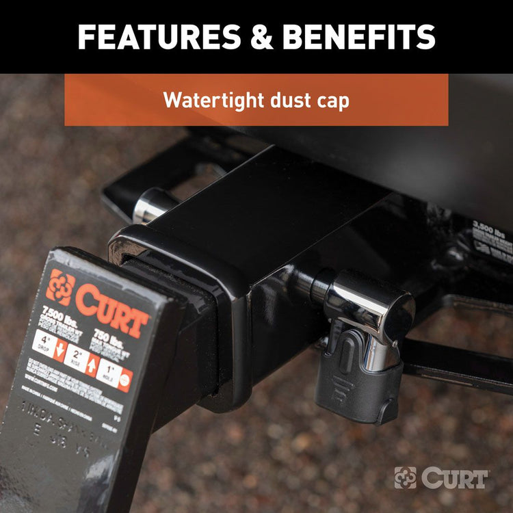 Curt C3 right angle chrome