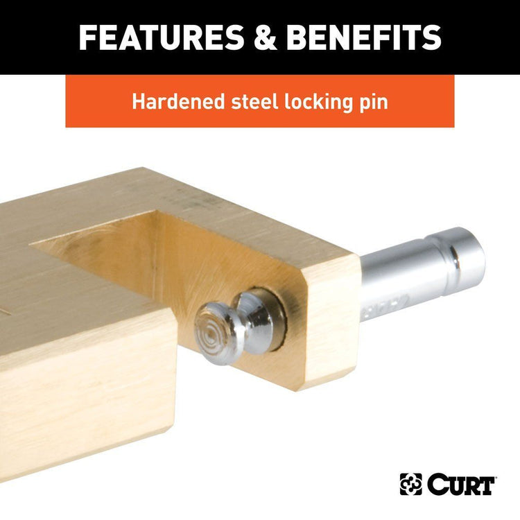 Curt Coupler lock - 1/4'' pin, 3/4'' latch span