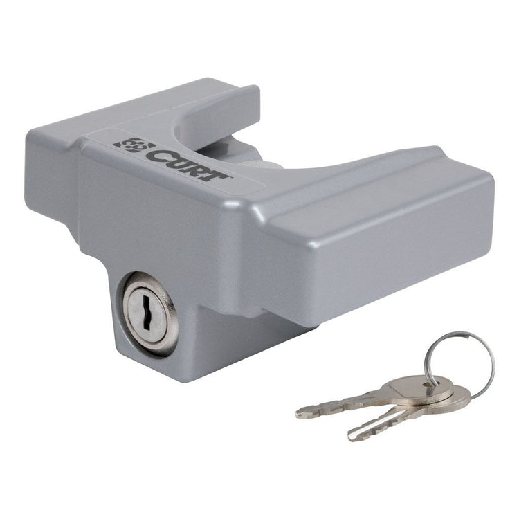 Curt Trailer coupler lock for 1-7/8'' or 2'' flat lip couplers