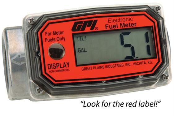 GPI Transfer Pump Gauge to 30 g/min
