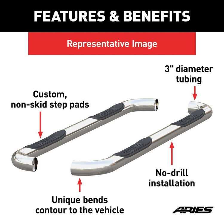 Aries 3'' round -stainless