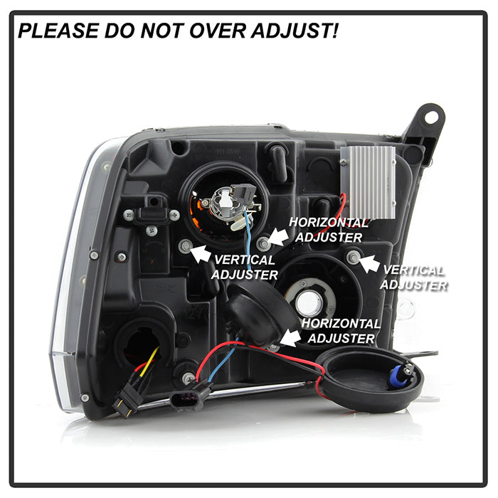 Spyder Automotive - Halogen Headlight Assembly - Ram Classic