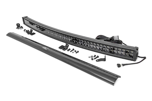 Rough Country - 50 Inch Black Series LED Light Bar (White DRL)