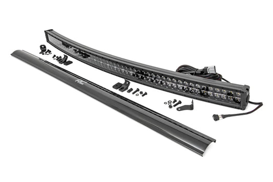 Rough Country - 54 Inch Black Series LED Light Bar (White DRL)