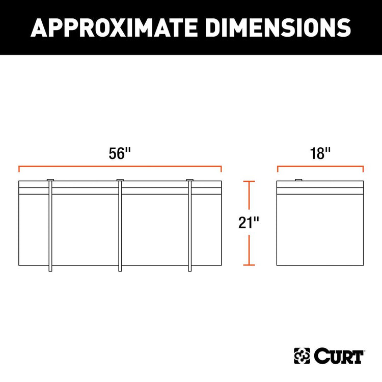 Curt - Cargo Bag - 9.5 to 11.5 Cubic Foot Capacity