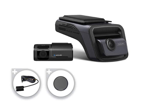 thinkware u3000 4K Front & rear dashcam Angled View