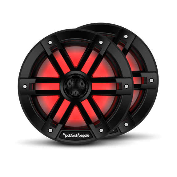 Rockford Fosgate - M1 8” Color Optix™ Marine 2-Way Speakers - Black or White